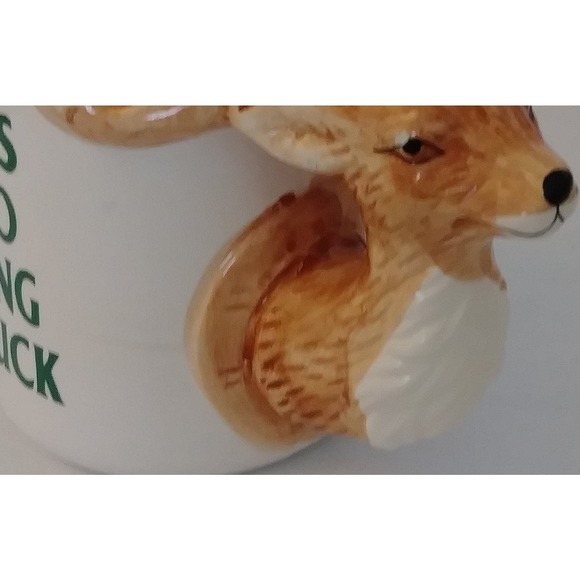 Vtg Buck Deer Mug Hunters Will Do Anything For a Buck Hunting Mug (shelf) - Picture 4 of 8